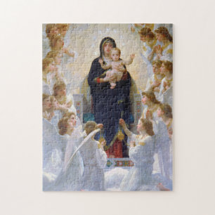 Quebra-cabeça A Virgem com Anjos, Bouguereau