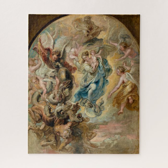 Quebra-cabeça A Virgem como Mulher do Apocalipse | Rubens | (Vertical)