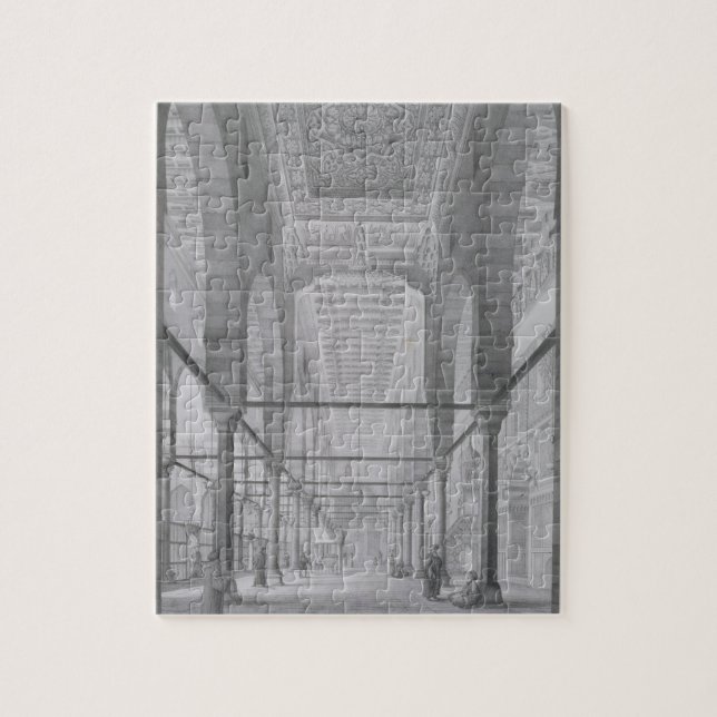 Quebra-cabeça A vista do santuário da mesquita de Moyed, plat (Vertical)