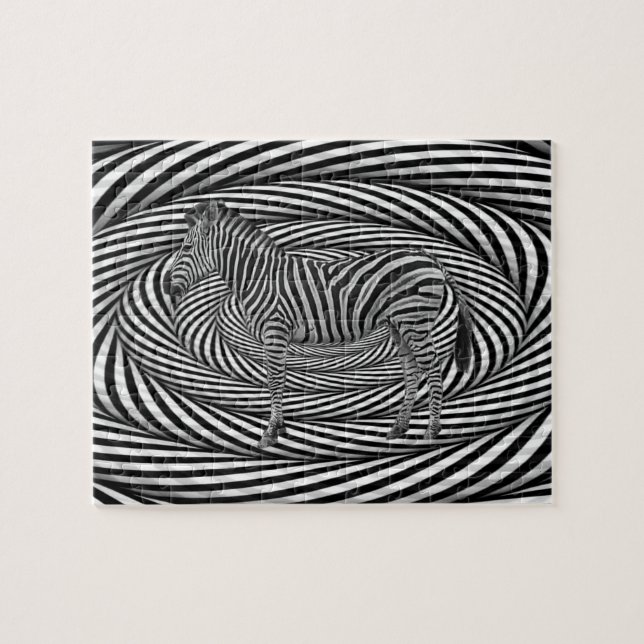 Quebra-cabeça A zebra brilha (Horizontal)
