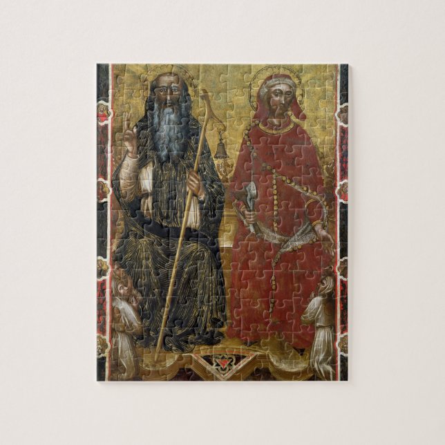 Quebra-cabeça Abade de Anthony de santos e Eligius - processo (Vertical)