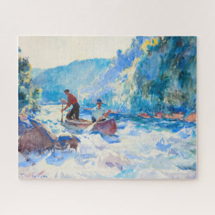 Quebra-cabeça Abaixo os Rapids de Frank Weston Benson