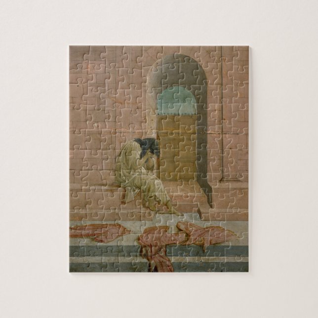 Quebra-cabeça Abandonado (óleo no painel) (Vertical)