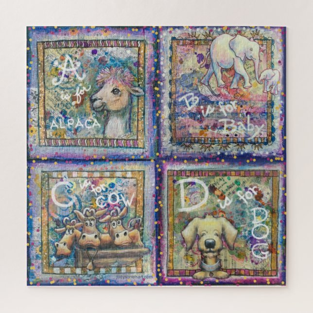 QUEBRA-CABEÇA ABCD (Vertical)