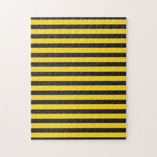 Quebra-cabeça Abeja Melera Listras Horizontais Preto Amarelo