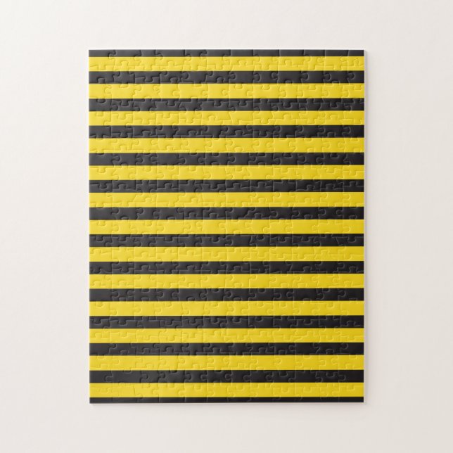 Quebra-cabeça Abeja Melera Listras Horizontais Preto Amarelo (Vertical)