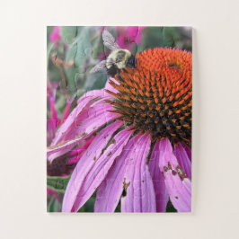 Quebra-cabeça Abeja y Equinácea 