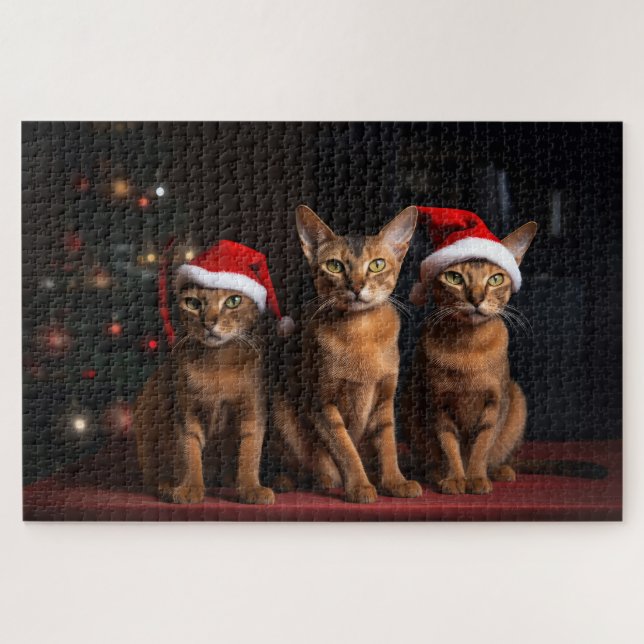 Quebra-cabeça Abissínio junto à Lareira Natal (Horizontal)