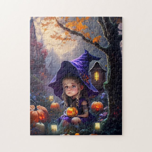 Quebra-cabeça abóbora/capricho/Halloween/desenho animado (Vertical)