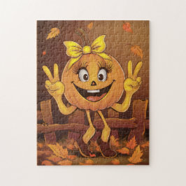 Quebra-cabeça Abóbora feliz.