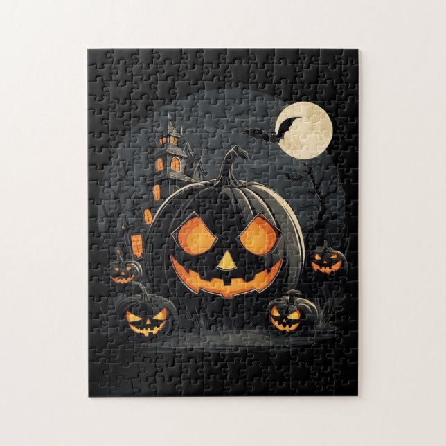 Quebra-cabeça Abóbora-negra (Vertical)