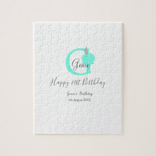 Quebra-cabeça Abóbora verde outono 211 cinza pastel (Vertical)