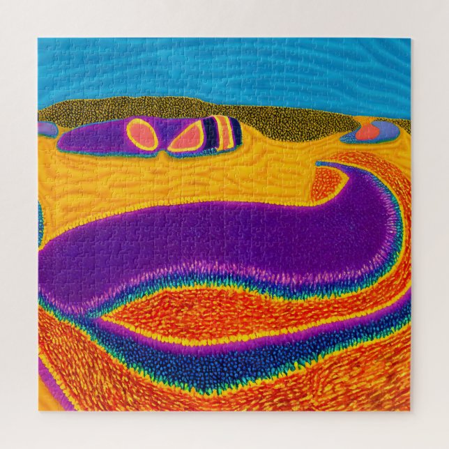 Quebra-cabeça Aboriginal Abstrato Art Vol 02 (Vertical)