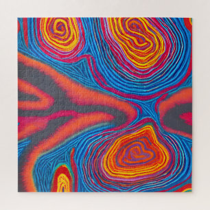 Quebra-cabeça Aboriginal Abstrato Art Vol 03