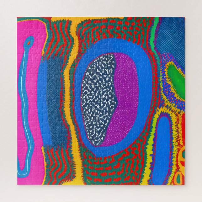 Quebra-cabeça Aboriginal Abstrato Art Vol 07 (Vertical)