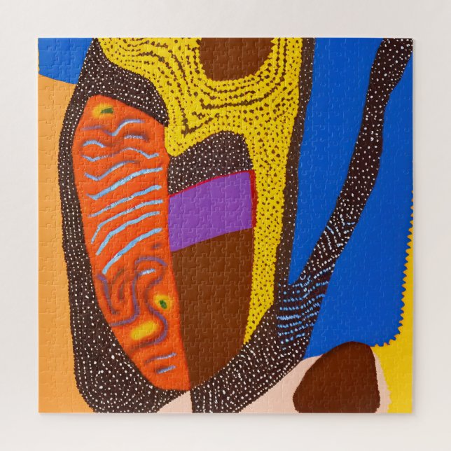 Quebra-cabeça Aboriginal Abstrato Art Vol 09 (Vertical)