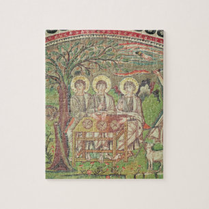Quebra-cabeça Abraham com os anjos (mosaico)