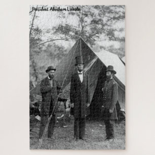 Quebra-cabeça Abraham Lincoln 16º Presidente da América.
