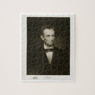 Quebra-cabeça Abraham Lincoln, 16o presidente do Stat unido
