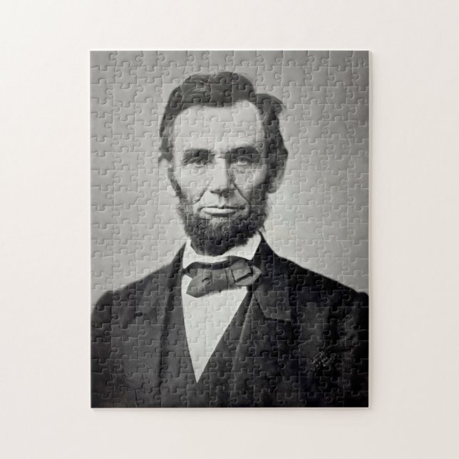 Quebra-cabeça Abraham Lincoln Gettysburg Retrato (Vertical)