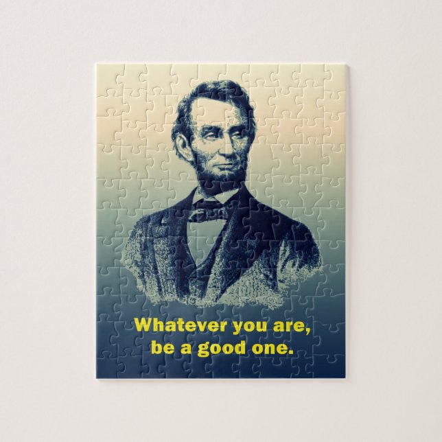 Quebra-cabeça Abraham Lincoln Quote (Vertical)