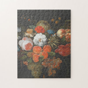 Quebra-cabeça Abraham Mignon - Garland De Frutas E Flores Atrasa