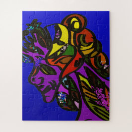 Quebra-cabeça Abstract Collage Art Puzzle