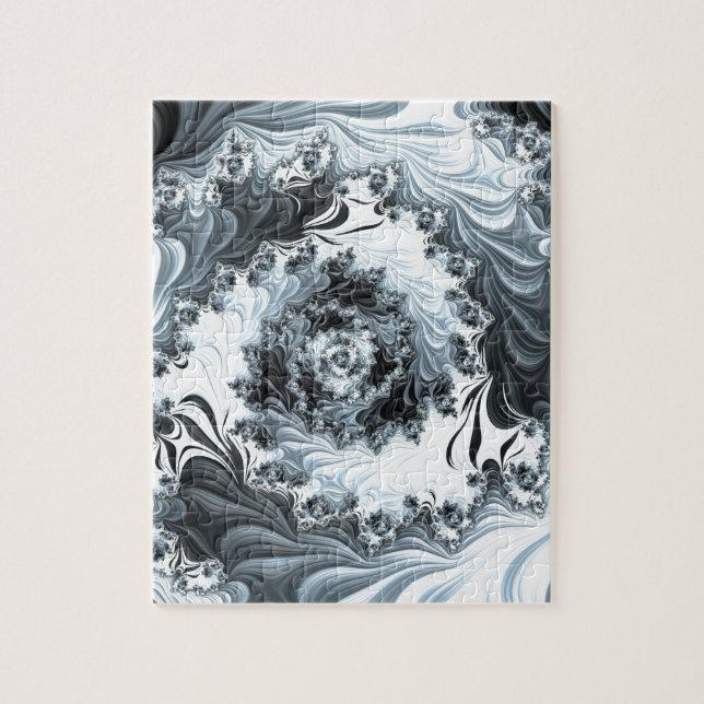 Quebra-cabeça Abstract fractal patterns and shapes. Fractal (Vertical)