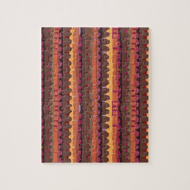 Quebra-cabeça Abstract pattern seamless botanical 4 (Vertical)