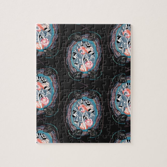 Quebra-cabeça Abstract pattern , seamless illustration 7 (Vertical)