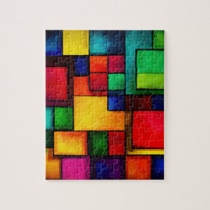 quebra-cabeça abstrato