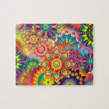 Abstrato Boho do Padrão Retroativo Funky