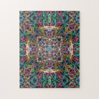 Quebra-cabeça Abstrato Colorida Mandala