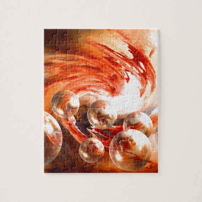 Quebra-cabeça Abstrato Contemporâneo (Vertical)