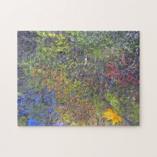 Quebra-cabeça abstrato das reflexões