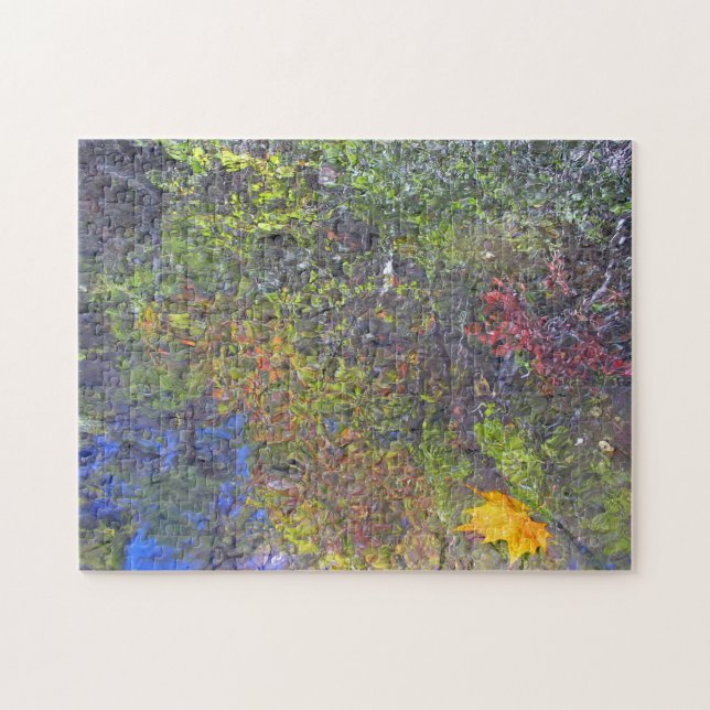 Quebra-cabeça abstrato das reflexões (Horizontal)