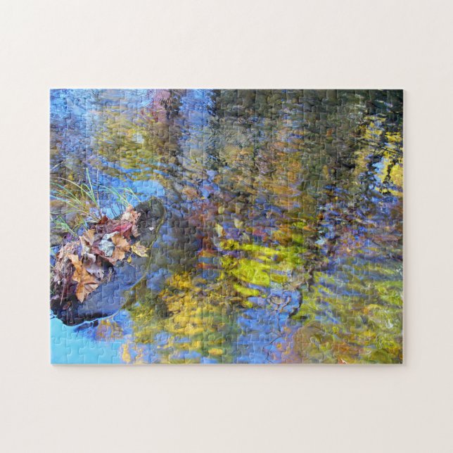 Quebra-cabeça abstrato das reflexões (Horizontal)