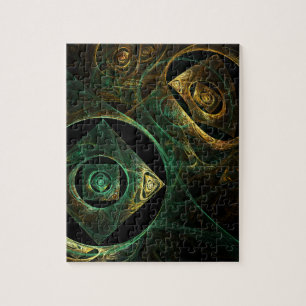 Quebra-cabeça Abstrato de arte de vibrações mágicas