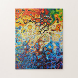 Quebra-cabeça Abstrato de Arte Moderna
