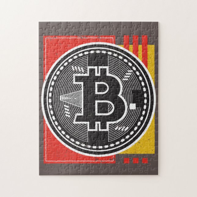 Quebra-cabeça Abstrato de Bitmoney (Vertical)