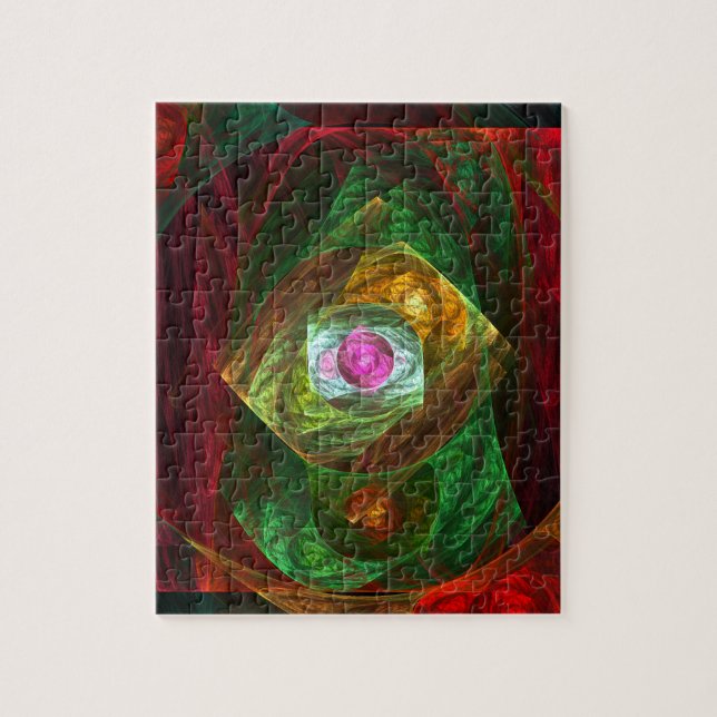 Quebra-cabeça Abstrato de Conexões Dinâmicas (Vertical)