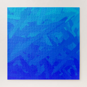 Quebra-cabeça Abstrato de gradiente azul