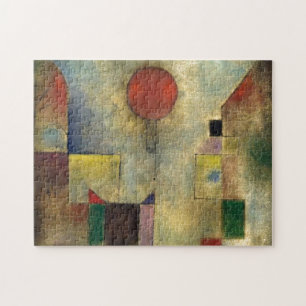 Quebra-cabeça Abstrato de pintura de Paul Klee Red Balloon