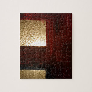 Quebra-cabeça Abstrato Dourado
