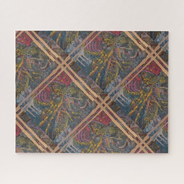 Quebra-cabeça Abstrato embrulhado para presente (Horizontal)