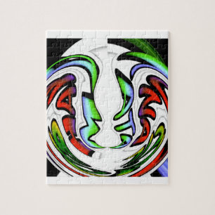 Quebra-cabeça Abstrato Face Hakuna Matata Art Impressão