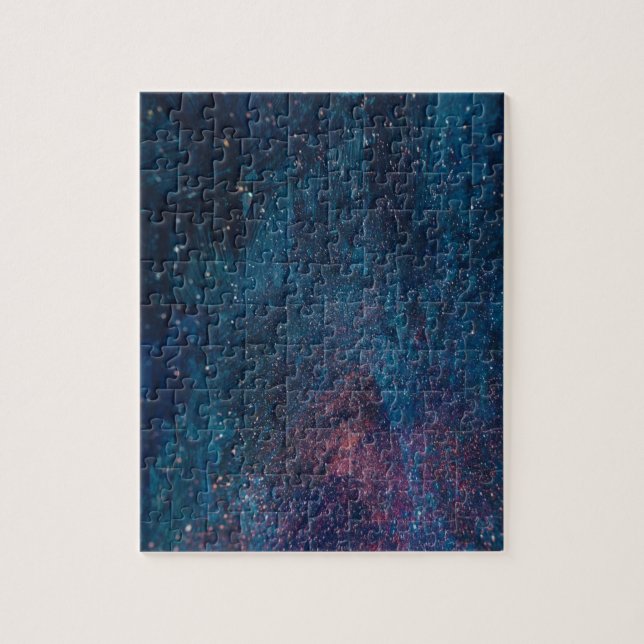 Quebra-cabeça Abstrato Galaxy - Padrão de pintura com brilho (Vertical)