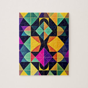 Quebra-cabeça Abstrato Geométrico