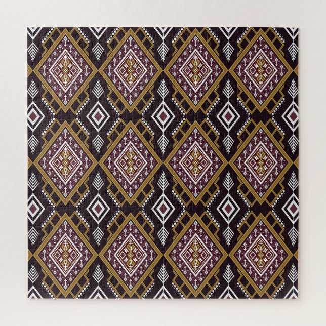 Quebra-cabeça Abstrato geométrico, design de papel de parede. (Vertical)