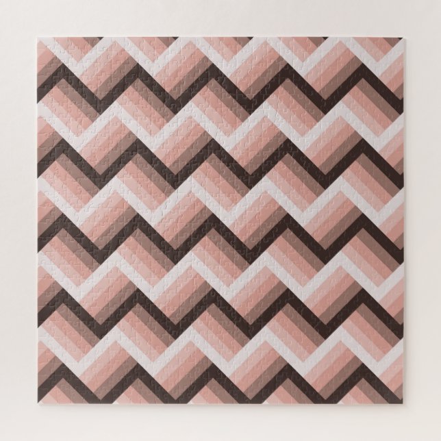 Quebra-cabeça Abstrato Modern 3D Stripe sem costura (Vertical)